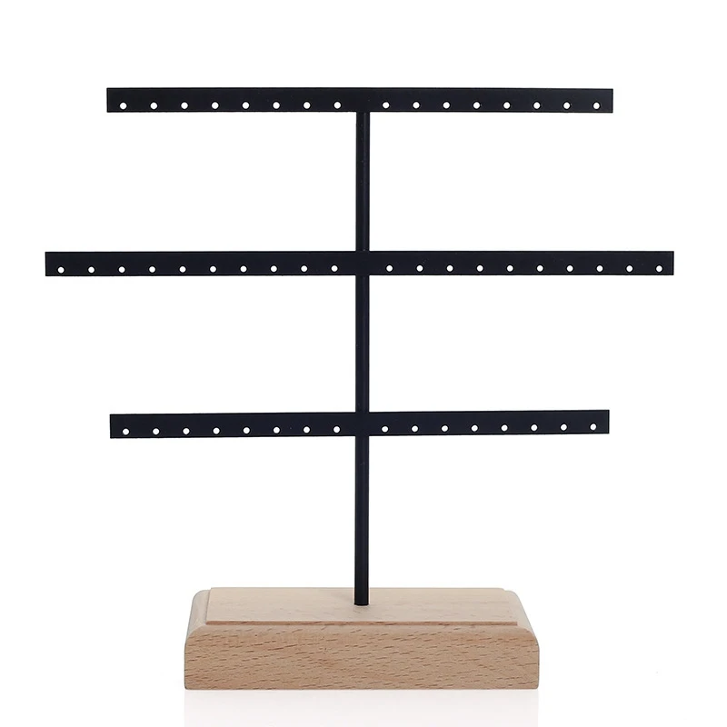 

Fashion 52 Hook Earring Jewelry Organizer Earring Organizer Hanging Holder Necklace Display Stand Box Holder Rack Jewelry Hanger