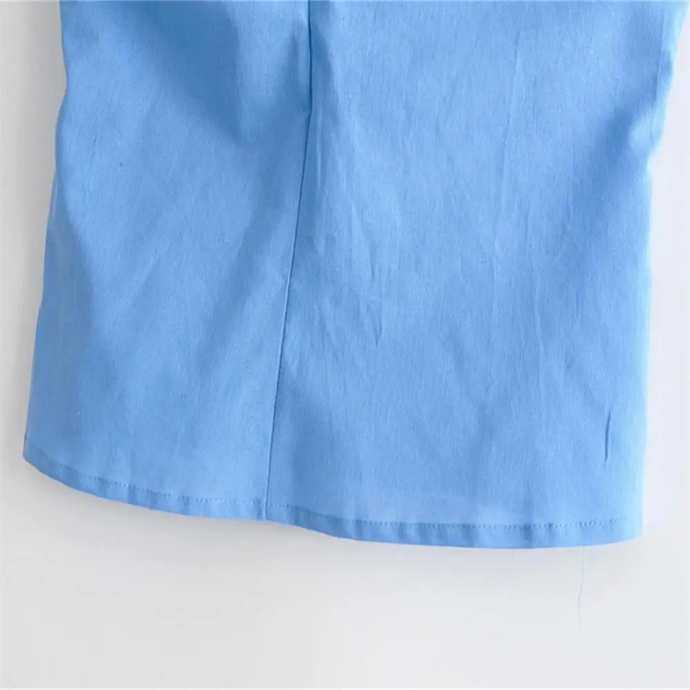 ZA Женская одежда лето 2019 Новая Европейская и американская Узловая Асимметричная