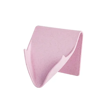 

No Drilling Kitchen Quick Drain ABS Hygienic Soap Holder Home Stable Self Adhesive Storage Practical Bathroom Wall Mount