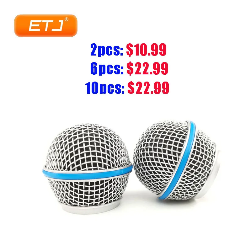 Сетчатые шарики Сменные сетки Beta58A решетчатый шар для Shure Beta58 Beta 58 аксессуары 2
