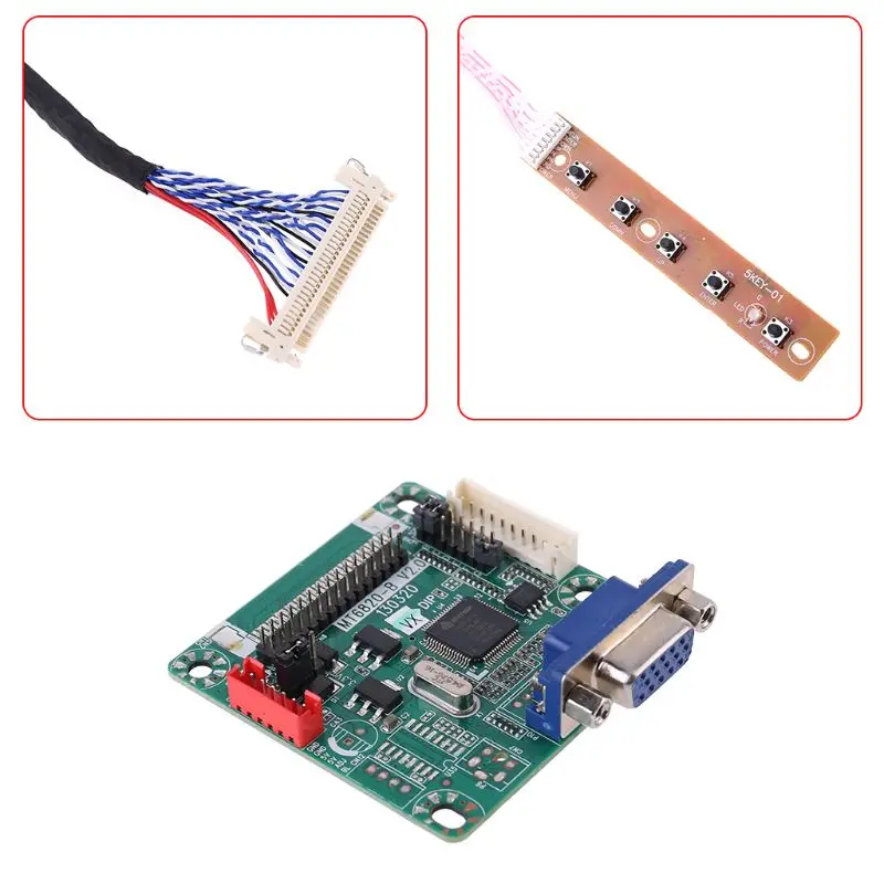 Плата драйвера MT561-B Универсальный LVDS ЖК-монитор контроллер экрана 5 V 10-42 "ноутбук компьютер diy части комплект