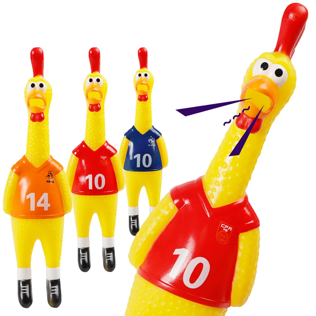36 см кричащий цыпленок Squeeze игрушка со звуком Домашние животные игрушка собака игрушки Пронзительный инструмент декомпрессии забавные гаджеты дропшиппинг