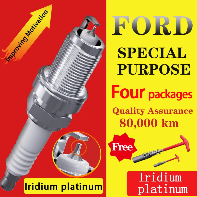 4 шт./подходит для FORD GT500 Mustang Fusion aurus Focus Explorer EcoSport Expedition Iridium Платиновые Свечи Зажигания
