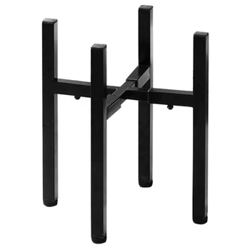 

Metal Plant Stand Indoor with Adjustable Width Fits 20.5 to 28.5 cm Pots,Mid-Century Flower Holder for Corner Display