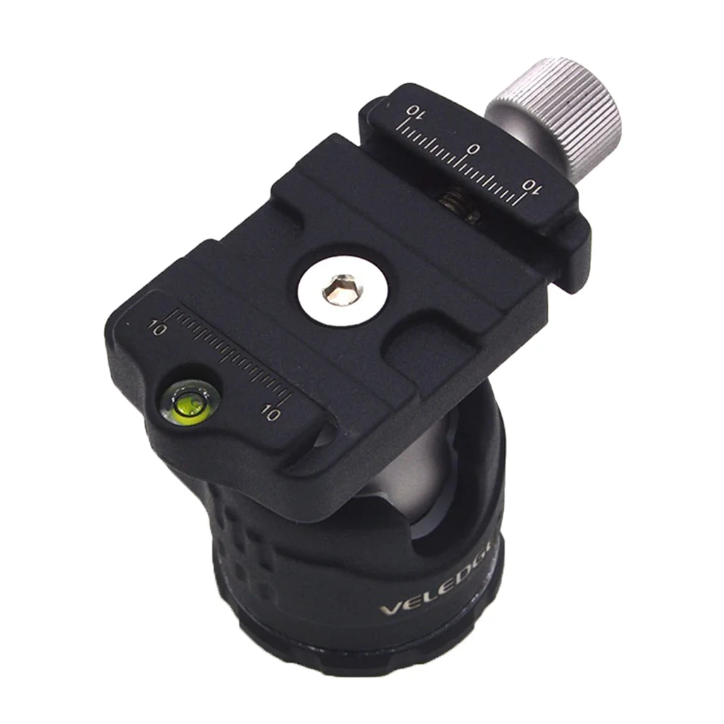 LC-28 28mm Low Center Of Gravity Mini Tripod Ball Head for Digital Cameras Max Load Capacity 20Kg