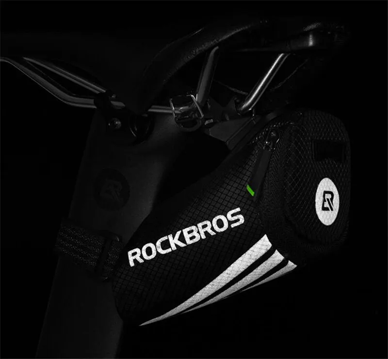 ROCKBROS велосипедная сумка светоотражающее седло для хранения Велоспорт Хвост Задняя сумка седло Bolsa велосипед Bicicleta аксессуары