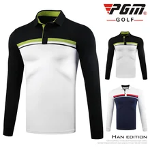 PGM рубашки для гольфа мужские футболки с длинным рукавом Одежда для гольфа для спорта на открытом воздухе дышащая тренировочная футболка быстросохнущая