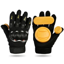 Bumlon тормозные перчатки 2 шт скейтборд Лонгборд скользящие перчатки с слайдером принадлежности для скейта для Peny длинные доски RL11-0006