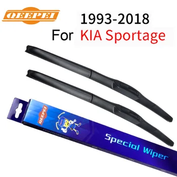 

QEEPEI Window Windsiheld Wiper Blade For KIA Sportage 1993-2018 Car Accessories Auto Rubber Windscreen Wipers CPU7