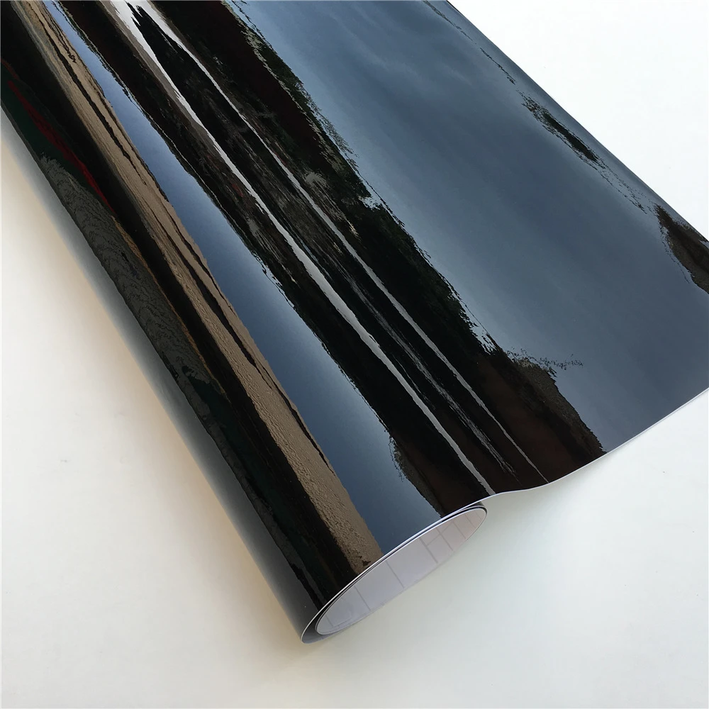 Ультра-глянцевая виниловая пленка для фортепиано черного цвета, глянцевая черная самоклеющаяся виниловая пленка без пузырьков, консоль для ноутбука и компьютера
