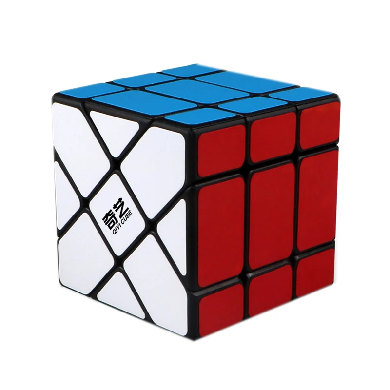 QIYI Neo мини-Волшебный куб странной формы взрослых Magico Cubo кубик рубика профессиональные головоломки кубики виды мозгов кубики образование игрушки подарок - Цвет: Black