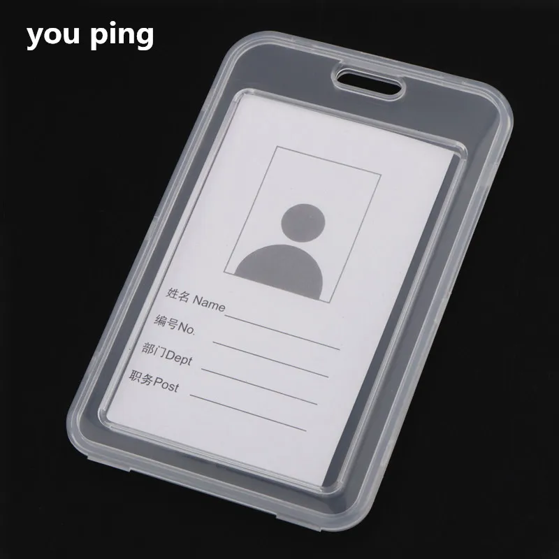 Transparent Card Cover Women Men Student Bus Card Badge Holder Business Credit Cards Bank ID School Supplies