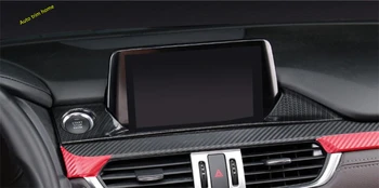 

Lapetus Dashboard Navigation Display Screen Panel Cover Trim Interior Refit Kit For Mazda 6 2016 2017 Carbon Fiber Look