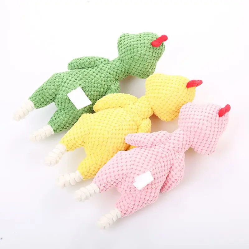 Pet Interactive Sound Playing Toy For Dogs Funny Corn Velour Screaming Chicken Toy Dog Soft Chew Toy Pet Brinquedos Jouet Chien