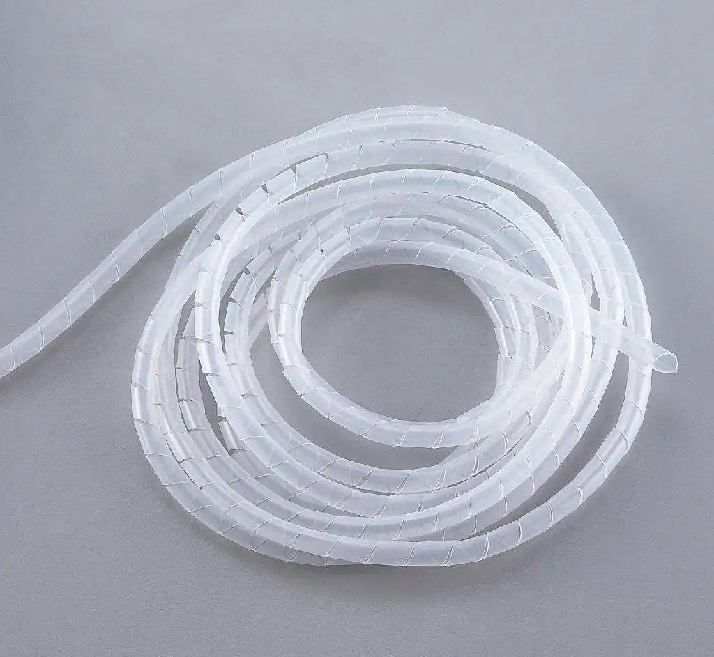 8M/25ft 8mm Wire Spiral Wrap Sleeving Band Tube Cable Wire Protector JE F4 