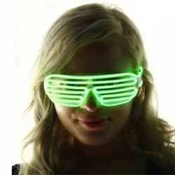 Creative Glowing Glasses Boy Girls For Costume DJ Bright Supplies Light Up LED Shutter Glasses Party Supplies Decoration
