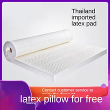 Matelas en Latex naturel de thaïlande, Tatami 1,2 m 1,5 lit de 5CM pour dortoir d'étudiants, coussin en caoutchouc simple et Double pour usage domestique