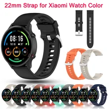 

22mm Offical Silicone Replace Straps for Xiaomi Mi Watch Color Sports Edition band for Mi Watch Color Bracelet Watchbands Correa