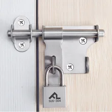 Металлический дверной запорный болт классная дверь замок из нержавеющей стали булавка Толстая горизонтальная Блокировка розетки двери и оконные принадлежности