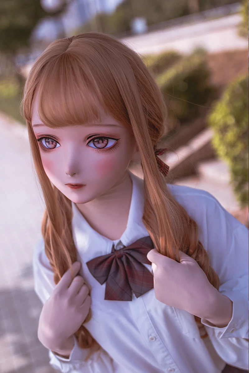 KM4151) jakość Handmade kobieta/dziewczyna żywica japońska kreskówka postać  Anime Cosplay Kigurumi maska Crossdresser przeciągnij królowa maska _ -  AliExpress Mobile