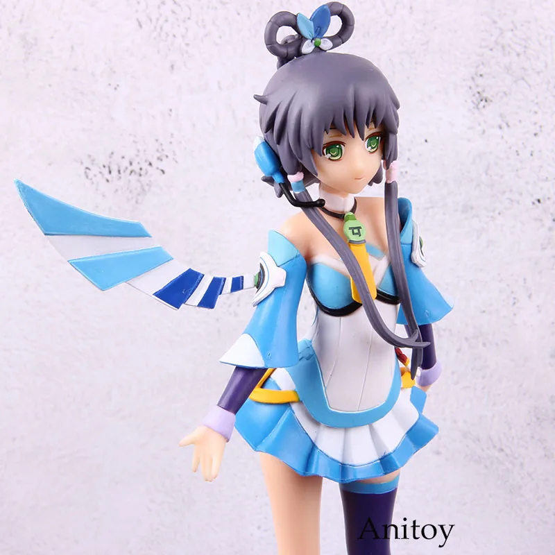 Виртуальная певица Luo Tianyi фигурка аниме певец Luo Tianyi фигурка ПВХ Коллекционная модель игрушки 21 см