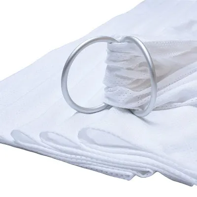 Многофункциональная ткань 4 в 1 новая детская сумка-переноска и кольцевой слинг - Цвет: White