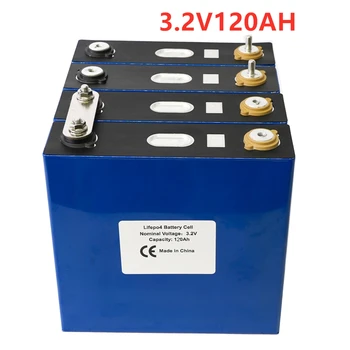 

Grade A 4PCS 3.2V 120Ah lifepo4 battery LFP lithium12v 24V cells not 100Ah 150ah 3-7 Days Fast delivery to USA Canada Europe