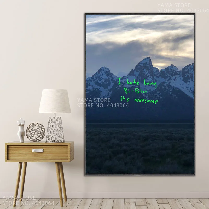 Обложка для альбома J353 Kanye West Ye 8 Love each Wyoming подарок в стиле хип хоп Настенный декор
