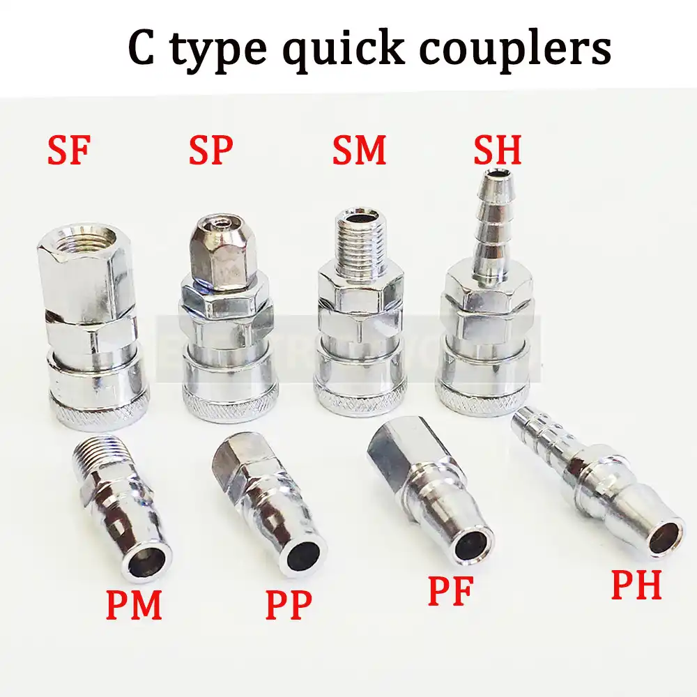 WE-WHLL Pneumatic fittings Air Compressor Hose Quick Coupler Plug Socket Connector SP20-1 