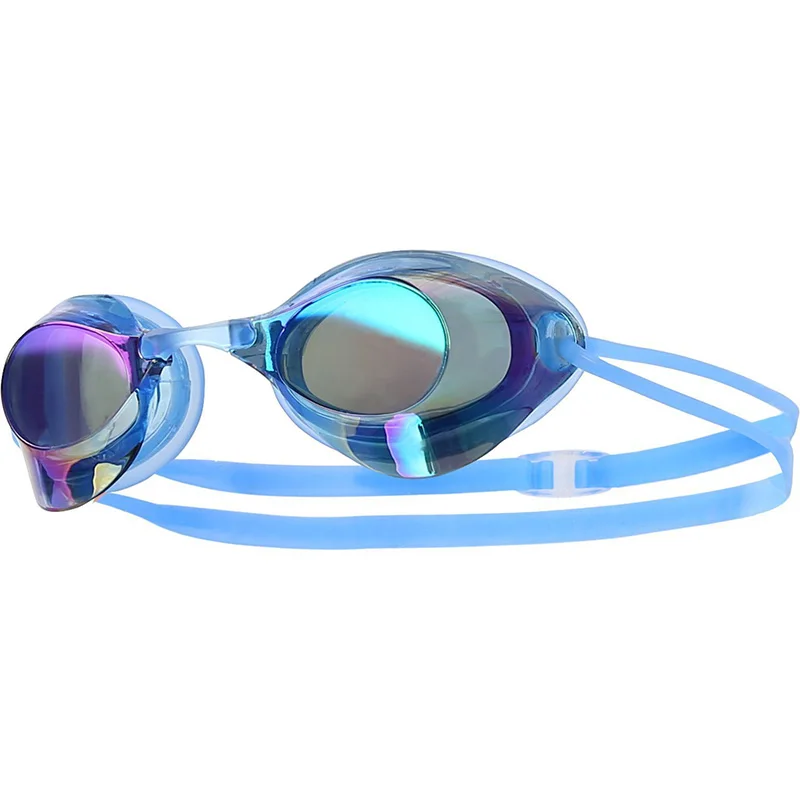 Профессиональные очки для плавания ming для мужчин и женщин HD противотуманные водонепроницаемые силиконовые диоптрийные очки для плавания для взрослых очки для плавания ming бассейн - Цвет: Синий