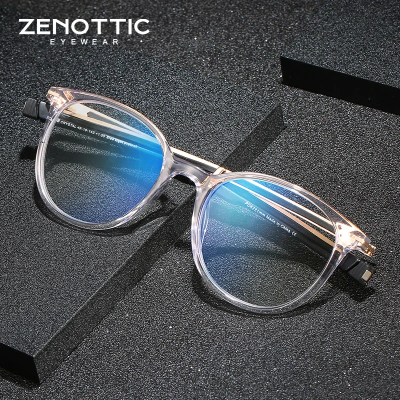 

ZENOTTIC Anti Blue Light Reading Glasses Men Women Magnet Hanging Neck Glasses Long-legged Reader Presbyopia Eyewear for Reading