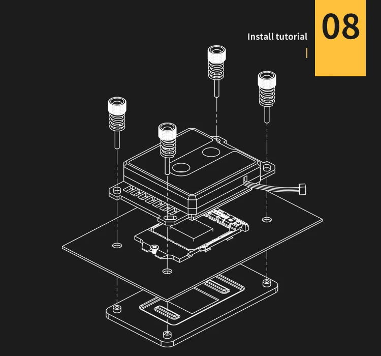  Barrow CPU Wasser Block verwenden für AMD RYZEN AM3 AM3 + AM4/POM/Messing Metall Top/A-RGB licht ko