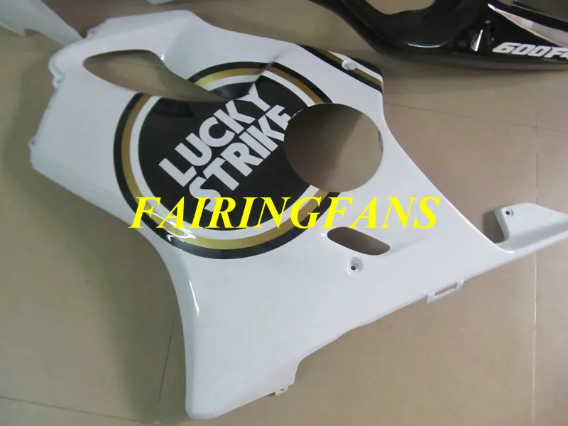 Инжекторный комплект для HONDA CBR600F4I 01 02 03 CBR600 F4i 600F4I 2001 2002 2003 черно белые Обтекатели Кузов+ подарки HV19