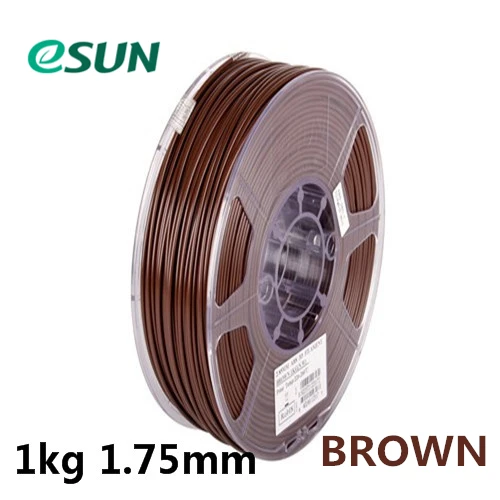 PLA PLUS 1kg BROWN Нить для 3d принтера eSUN 1,75 мм PLA/PLA PRO(PLA+) 1 кг катушка разных цветов PLA/PLA PLUS материалы для 3d принтера только для России - Цвет: PLA PLUS 1kg BROWN
