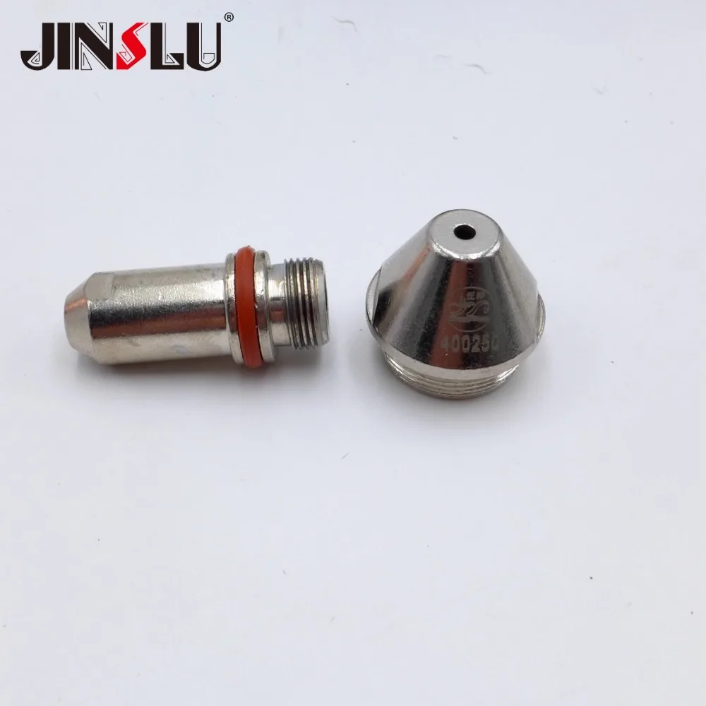 10 наконечник+ 10 электрод XF-400 XF-400H XF400 XF 400 CNC прямой факел fit huayuan плазменный резак резки 300A