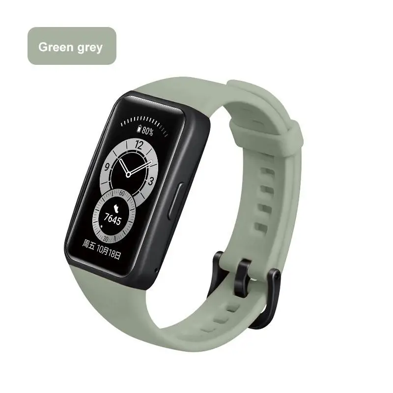 Strap For Huawei Watch Band 6 For Huawei Smart Watch Bracelet 6 Strap With TPU Soft Protective Cover Full Screen Protector Case 