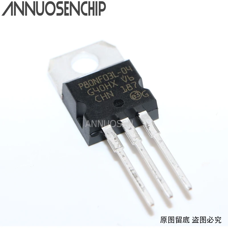 10 шт. STP80NF03L 04 STB80NF03L 80NF03L 220/TO 263 80A 30V N CH|Индукторы| |