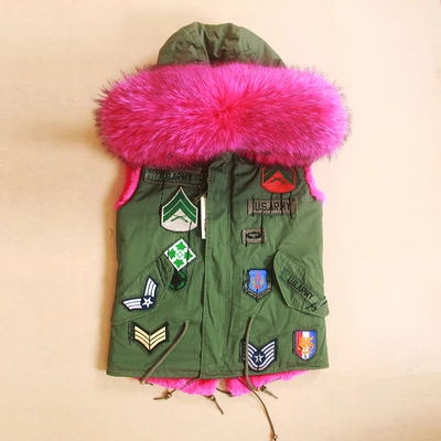 Мех tjy новинка зима высокое качество натуральный мех пальто для женщин veste femme натуральный мех жилет colete feminino chaquetas mujer - Цвет: 20