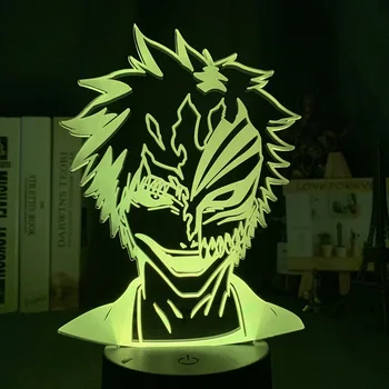 

Kids Night Light Bleach Mask Face Nightlight for Home Decoration Nightlight Anime Present for Child Study Room Deco Lamp Bedside