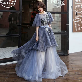 

New Fantasy Forest V-Neck Sexy Evening Party Dress Bling Sequins Formal Dress Women Full Length Prom Gown A-Line Oversize 3XL