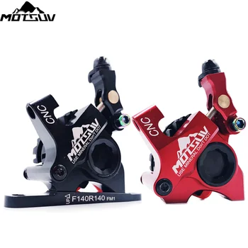 

MOTSUV 140mm Floating Brake Rotors CNC Alloy Road Bike Oil Disc Brake Caliper Line Pulling Hydraulic Disc Brake Bicycle Parts