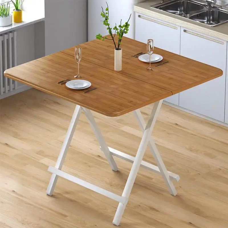 

Foldable Table Simple Table Rental Household Simple Small Household Rental Square Table Round Table Dining Table