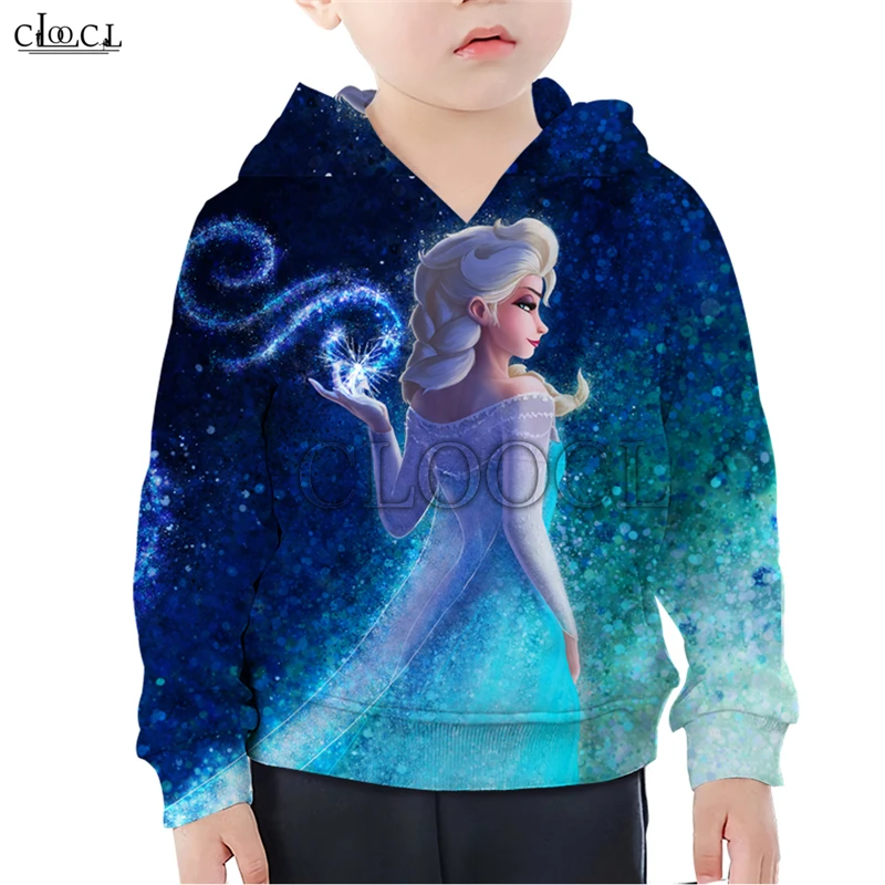 Hoodies 5 Толстовка с капюшоном «Холодное сердце»; детские толстовки с капюшоном для маленьких мальчиков; Детский свитер с 3D-принтом для маленьких девочек; Повседневная модная уличная одежда; топы - Цвет: Hoodies 5