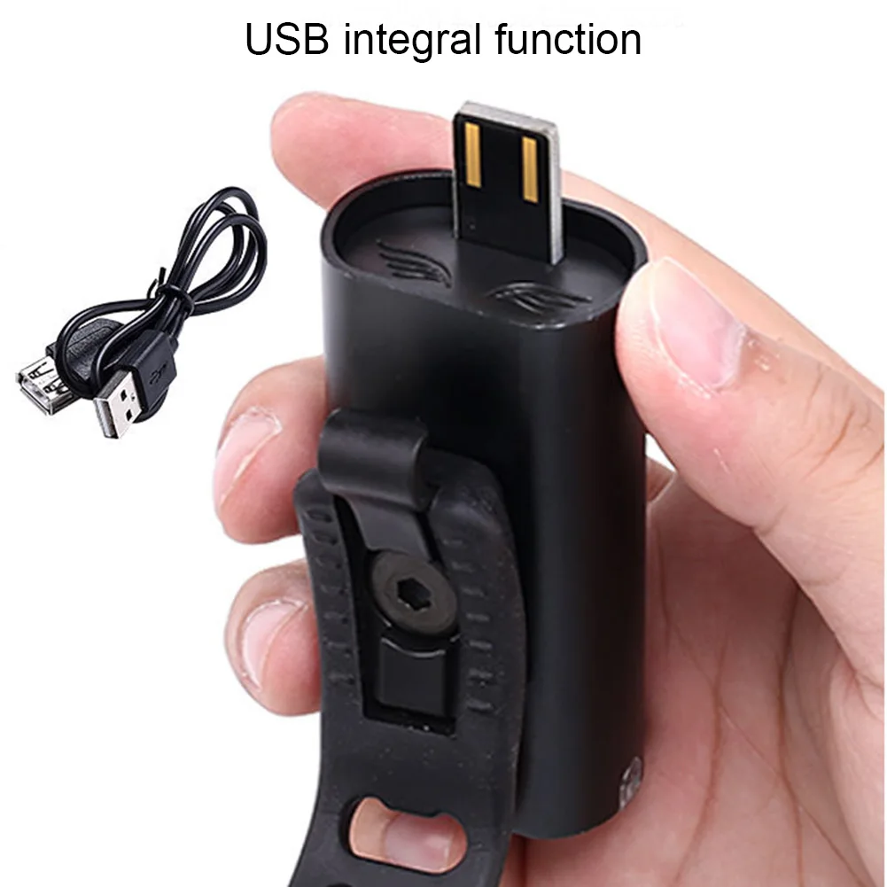 Велосипедный передний фонарь USB Перезаряжаемый светодиодный фонарь на руль Фонарь велосипедный фонарь FDX99