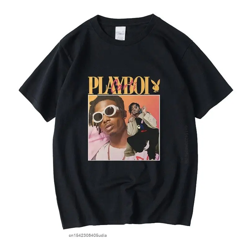

Playboi Carti Manga Vintage Unisex Tshirt Men Women Casual Retro Graphic T Shirts Cotton T Shirt Man Funny Woman Tees Tops