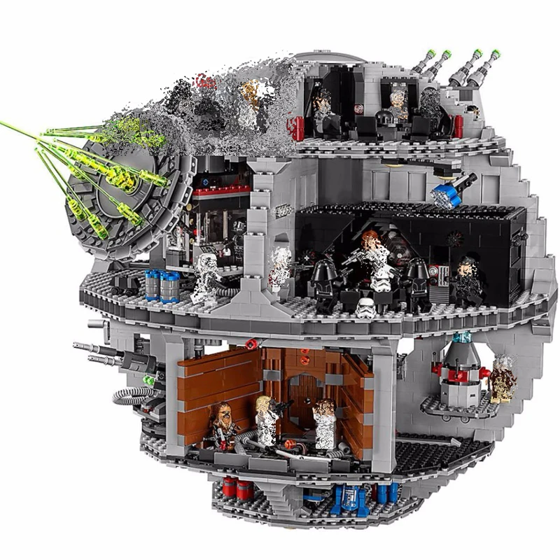 № 0506" Звездные войны 4016 шт. Wars разбуди UCS Death серии" Звездные войны ", конструкторные блоки образовательные игрушки для Детские подарки совместим с 75159