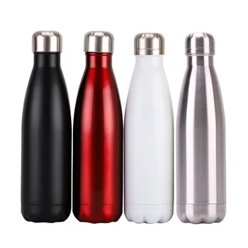 

500ML Bottle Stainless Steel Water Bottle Sport Thermal Insulation Drink Bottle For kids Drinkware 10 colors
