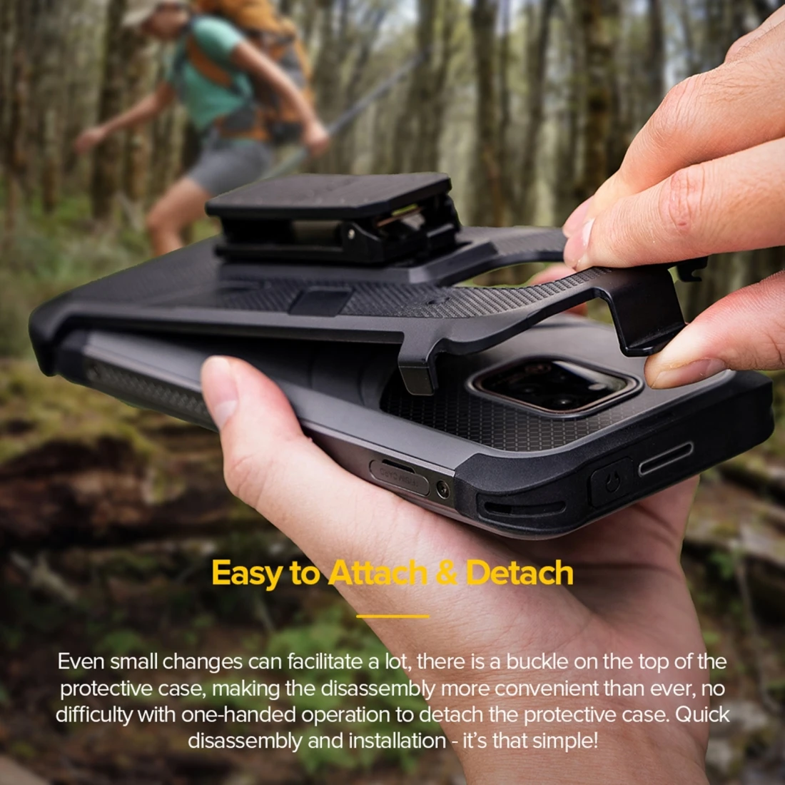 Ulefone Back Clip Phone Case TPU+PC for Power Armor 14 15 Pro 18T Ultra 19T 17 22 20W X31 ProT 23 Ultra 25T Pro 27 mini 20T Pro