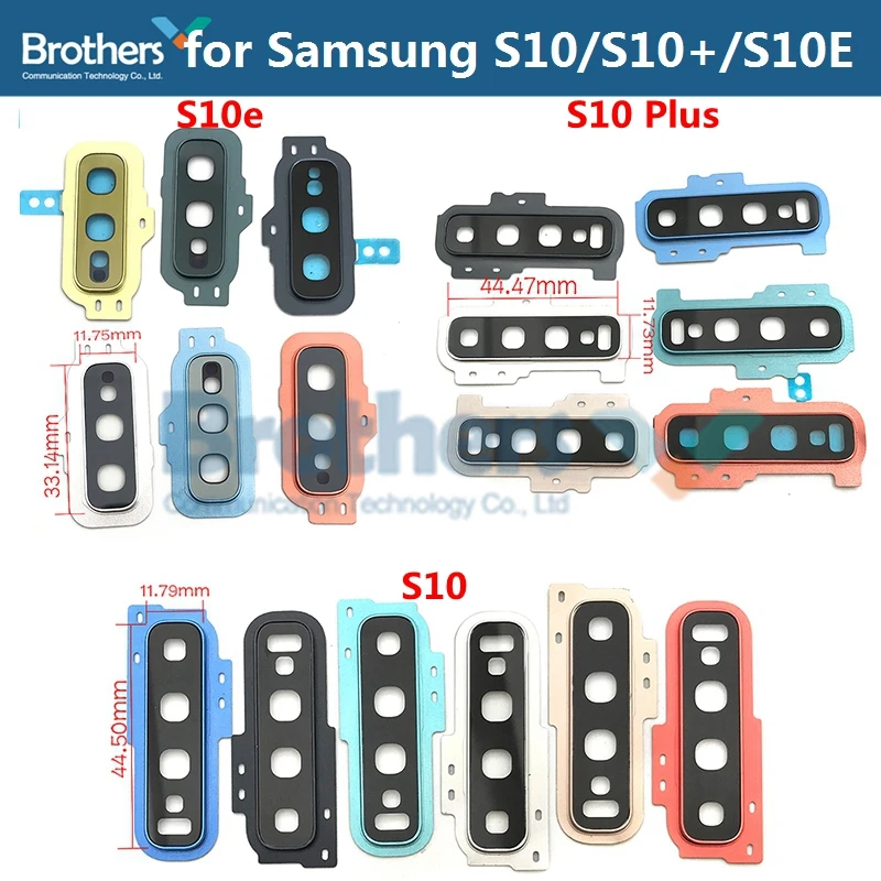 Защитная круглая камера для samsung Galaxy S10 S10E S10Plus с задней камерой, стеклянный объектив для samsung G973 G975 G970, рамка для камеры, Новинка