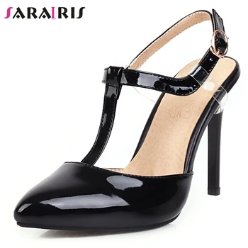 

SaraIris Sexy Female Pointed Toe Wedding Party Dress Club Sandals Thin Heel High Heel Sandals Women Summer Shoes Woman